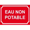 Eau non potable-Interdiction-Panneaux Signalétiques