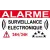 Alarme surveillance électronique lot de 10p-Autocollant de dissuasion-Panneaux Signalétiques