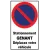 Autocollant de dissuasion pour parking stationnement interdit déplacez votre véhicule-Panneau stationnement--