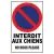 Panneau Interdit aux chiens No dogs please-Panneau interdit aux chiens-Panneaux Signalétiques