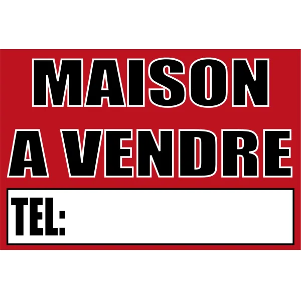 Maison à vendre-Panneau immobilier-Panneaux Signalétiques