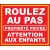 Panneau Roulez au Pas propriété privée Attention aux Enfants-Panneau danger enfants-Panneaux Signalétiques