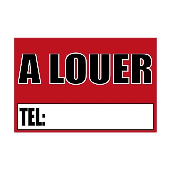 Panneau A LOUER 300X200mm-Panneau commercial-Panneaux Signalétiques