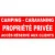 Panneau Camping caravaning propriété privée accès réservé aux Client-Interdiction-Panneaux Signalétiques