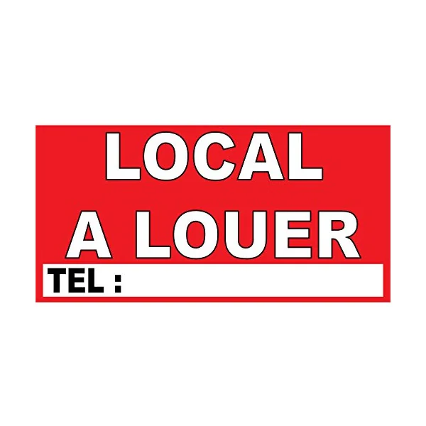 Banderole "LOCAL A LOUER "-Banderoles-Panneaux Signalétiques