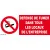 Adhésif "DEFENSE DE FUMER DANS TOUS LES LOCAUX DE L'ENTREPRISE"-Interdiction-Panneaux Signalétiques
