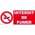 Interdit de fumer 6 Autocollants 100x40mm-Panneau interdit de fumer-Panneaux Signalétiques