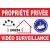 Panneau proprièté privée vidéo Surveillance 300X200mm-Panneau vidéo surveillance-Panneaux Signalétiques