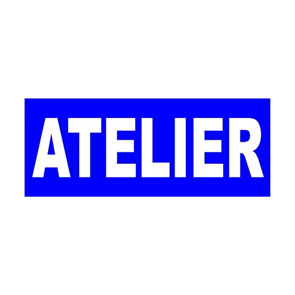 Panneau Atelier-Plaque de porte-Panneaux Signalétiques