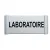Plaque de porte Alu "LABORATOIRE"-Plaque de porte-Panneaux Signalétiques