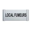 Plaque de porte Alu "LOCAL FUMEURS"-Plaque de porte-Panneaux Signalétiques