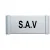 Plaque de porte Alu"S.A.V"-Plaque de porte-Panneaux Signalétiques