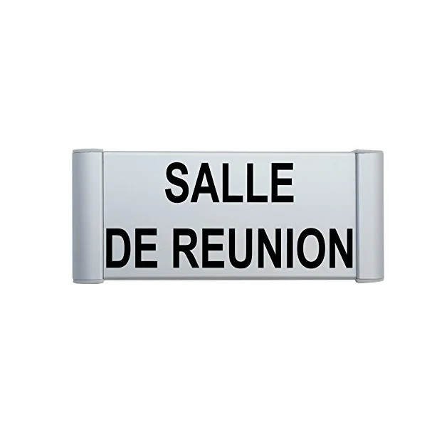Plaque de porte Alu"SALLE DE REUNION"-Plaque de porte-Panneaux Signalétiques