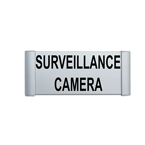 Plaque de porte Alu "SURVEILLANCE CAMERA"-Plaque de porte-Panneaux Signalétiques