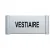 Plaque de porte Alu "VESTIAIRE"-Plaque de porte-Panneaux Signalétiques