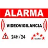 Panel ALARMA VIDEOVIGILANCIA 24H/24-Panneau vidéo surveillance-Panneaux Signalétiques