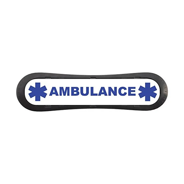 Plaque d'identification de place de parking "Ambulance"-Panneau parking-Panneaux Signalétiques