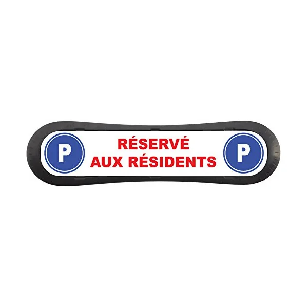 Plaque d'identification de place de parking Parking Réservé aux Résidents-Panneau parking-Panneaux Signalétiques