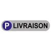 Plaque de Parking Livraison au Format 500x110mm en 5mm d'épaisseur-Panneau parking-Panneaux Signalétiques