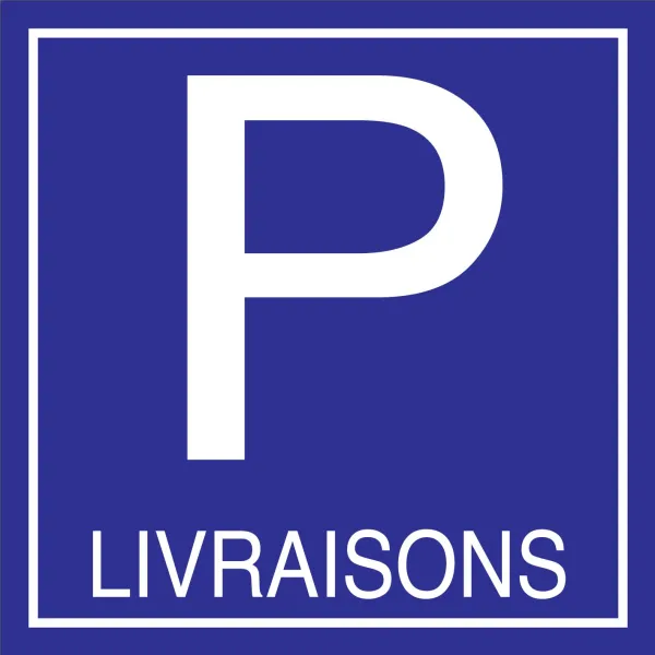 Parking livraisons-Panneau parking-Panneaux Signalétiques