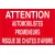 Panneau Attention automobilistes promeneurs Risque de Chutes d'arbres-Attention-Panneaux Signalétiques