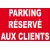 Panneau Parking réservé aux Clients-Panneau parking-Panneaux Signalétiques