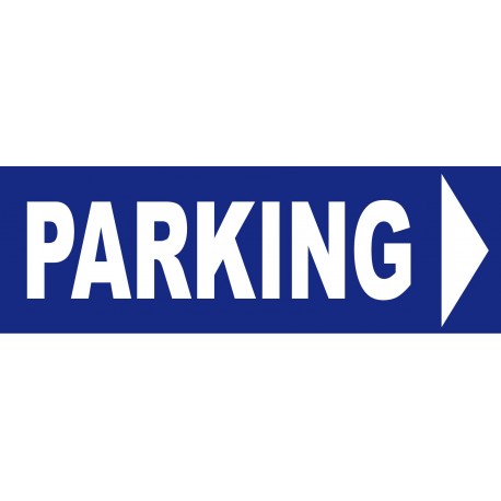 panneau Parking direction droite