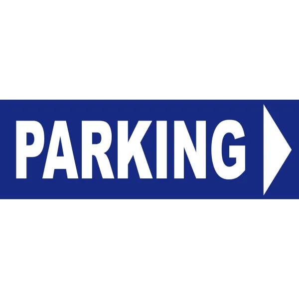 Parking direction droite-Panneau parking-Panneaux Signalétiques