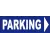 Parking direction droite-Panneau parking-Panneaux Signalétiques