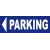 Parking direction gauche-Panneau parking-Panneaux Signalétiques