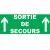 Sortie de secours en haut-Panneau évacuation et sortie de secours-Panneaux Signalétiques