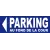Parking direction gauche au fond de la cour-Panneau parking-Panneaux Signalétiques