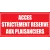 Accès strictement réservé aux plaisanciers-Panneau nautisme-Panneaux Signalétiques