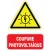 Etiquette Coupure photovoltaîque. Lot de 10ex-Autocollant danger et avertissement-Panneaux Signalétiques