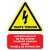 TSME Etiquette interconnexion ne Pas Ouvrir Courant continu 24h/24 fusible de Protection. Lot de 10ex