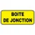 Etiquette Boite de jonction. Lot de 20ex-Autocollant danger et avertissement-Panneaux Signalétiques