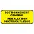 Etiquette Sectionnement général instalation photovoltaÏque. Lot de 20ex-Autocollant danger et avertissement--46x20mm