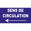 Sens de Circulation Gauche-Obligation-Panneaux Signalétiques