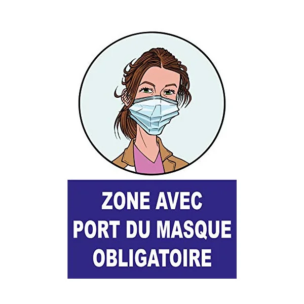 Masque obligatoire-Obligation-Panneaux Signalétiques