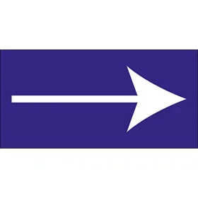 Panneau fléche à Droite-Obligation-Panneaux Signalétiques
