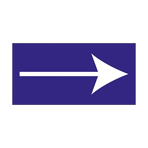 Panneau fléche à Droite-Obligation-Panneaux Signalétiques