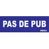 Panneau Pas de pub Merci-Interdiction-Panneaux Signalétiques