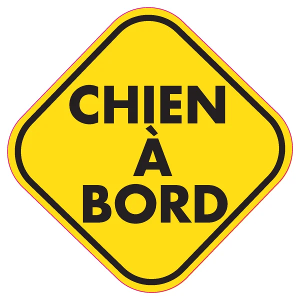 Chien à bord-Information-Panneaux Signalétiques