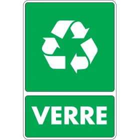 Lot 5 adhésifs Tri des déchets-Par Métiers-Panneaux Signalétiques