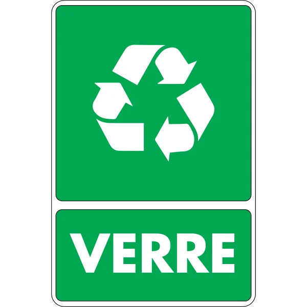 Lot 5 adhésifs Tri des déchets-Par Métiers-Panneaux Signalétiques