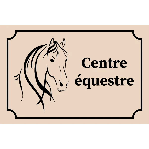 Panneau Centre équestre-Information-Panneaux Signalétiques