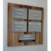 Plaque professionnelle à personnaliser en dibond alu brossé-Panneau personnalisé-Panneaux Signalétiques