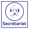 Plaque de porte Secrétariat-Panneau bureau-Panneaux Signalétiques
