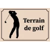 Panneau Terrain de golf-Information-Panneaux Signalétiques