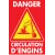 Danger Circulation d'engins-Panneau attention Danger-Panneaux Signalétiques
